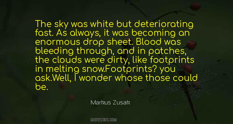 Footprints On Snow Quotes #942743