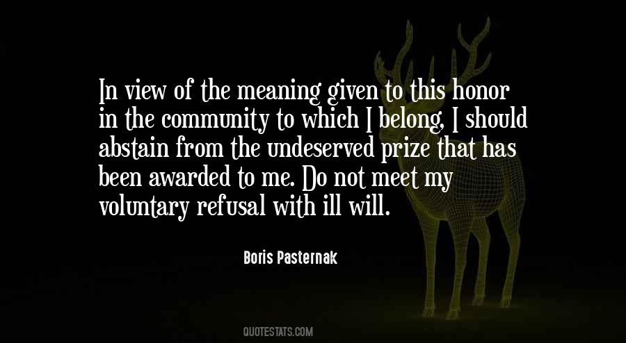 Not Belong To Me Quotes #102588