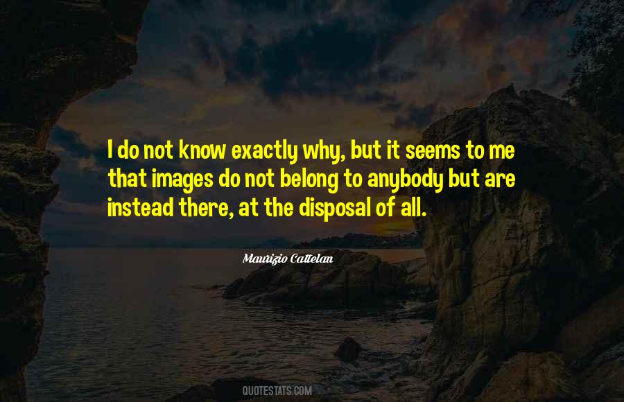 Not Belong To Me Quotes #1740361