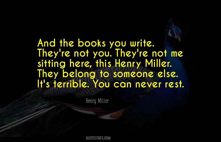 Not Belong To Me Quotes #531217
