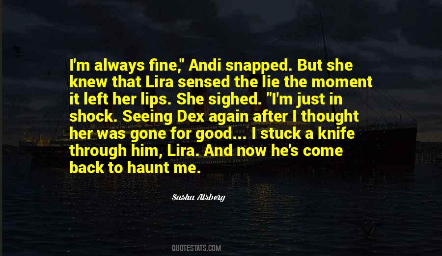 Stuck In The Moment Quotes #231080