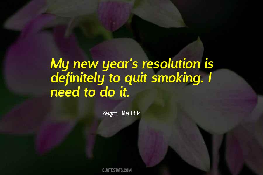 My New Year Resolution Quotes #1788045