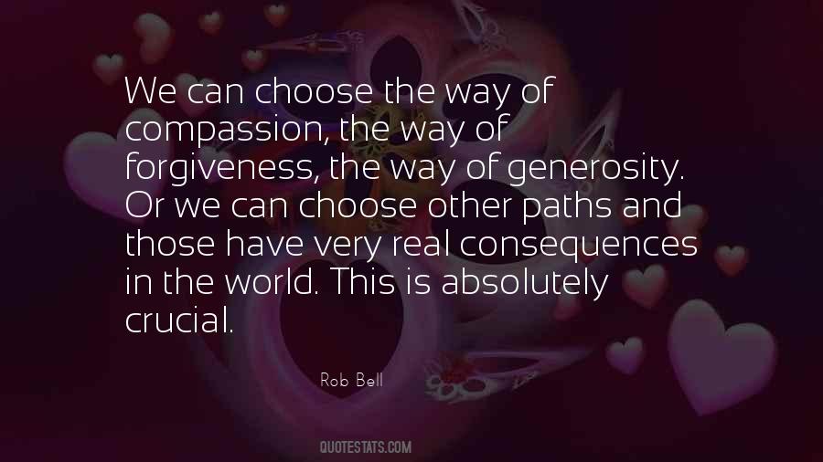 Generosity And Compassion Quotes #1107431