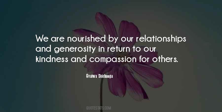 Generosity And Compassion Quotes #1597685