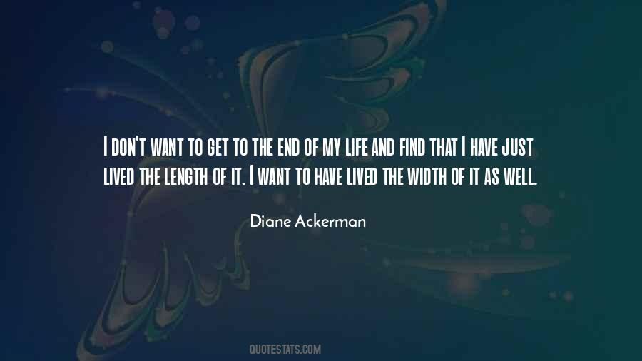 I Just Want To End Quotes #1341678