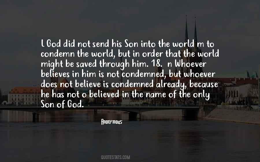 Be In The World But Not Of The World Quotes #1286347