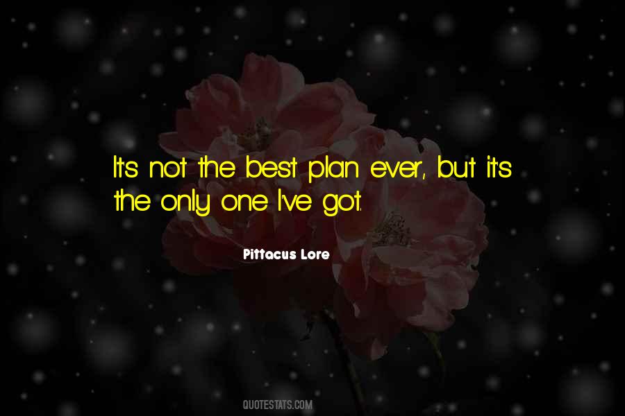 Not Only Plan Quotes #1325805
