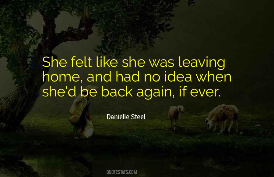 Be Back Again Quotes #131117