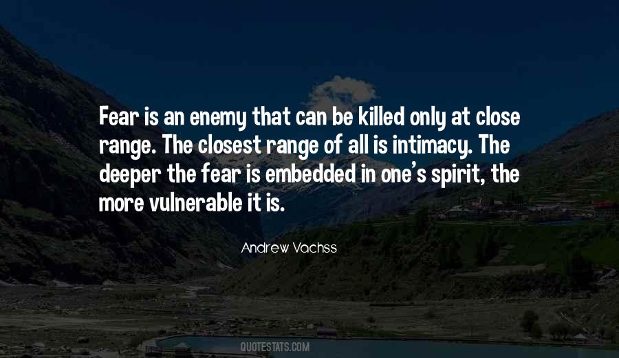 Spirit Of Fear Quotes #714663