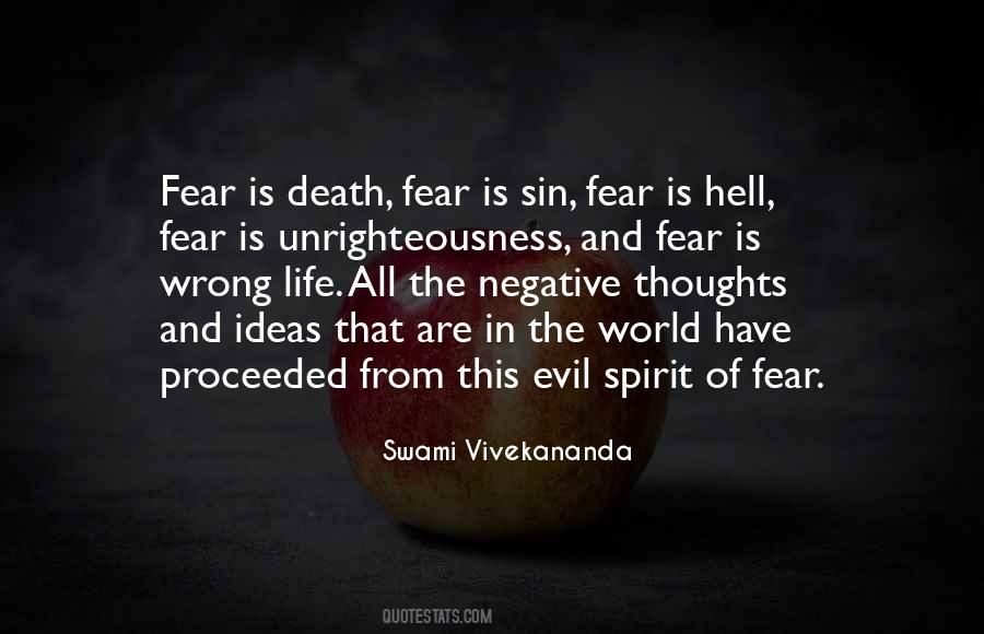 Spirit Of Fear Quotes #725737