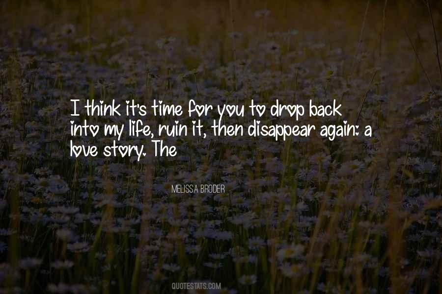 Disappear Love Quotes #1438923