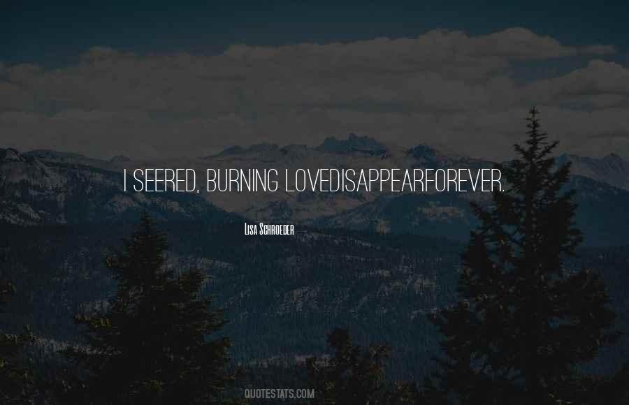 Disappear Love Quotes #1807855