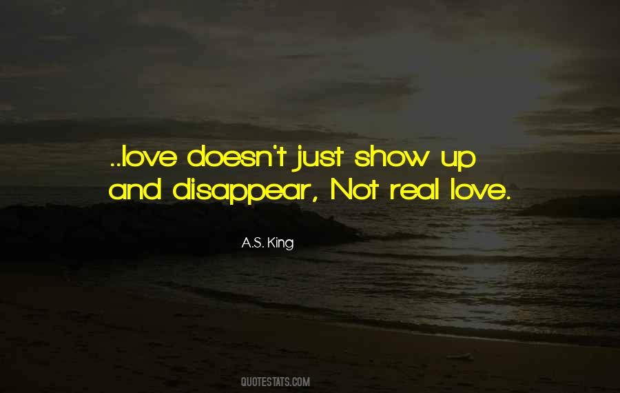 Disappear Love Quotes #231344