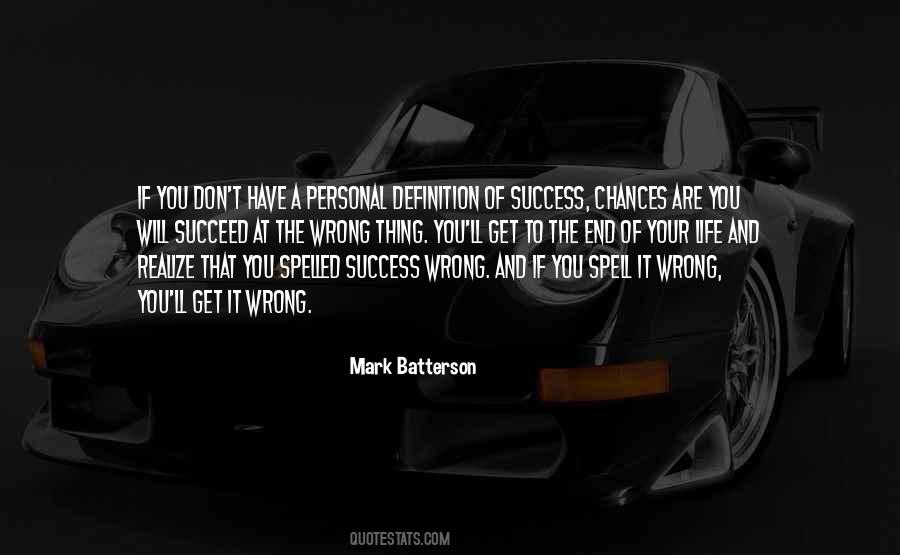 Success At The End Quotes #870471