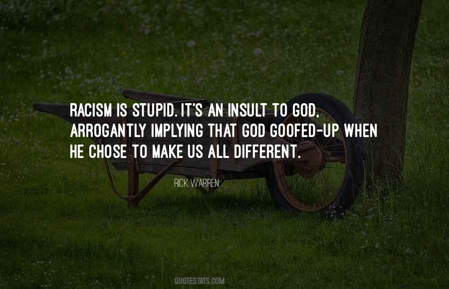 Stupid God Quotes #281663