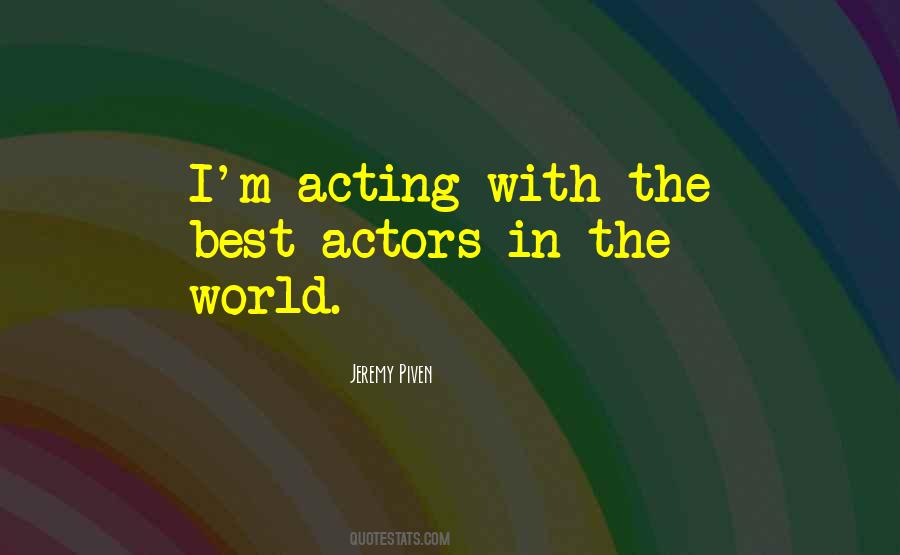 Best Actors Quotes #1756612