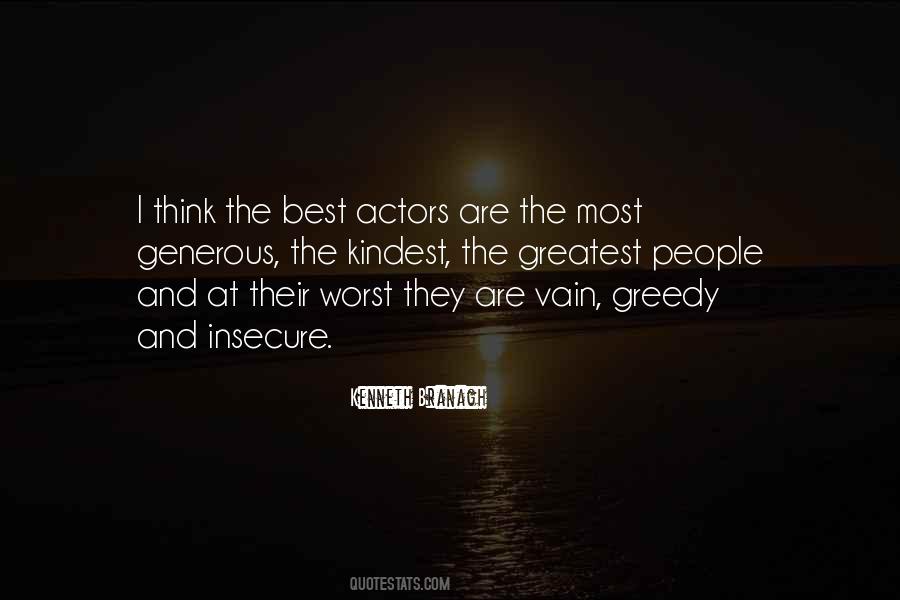 Best Actors Quotes #249477