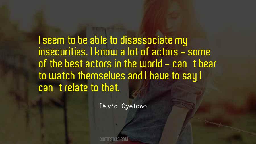 Best Actors Quotes #449206