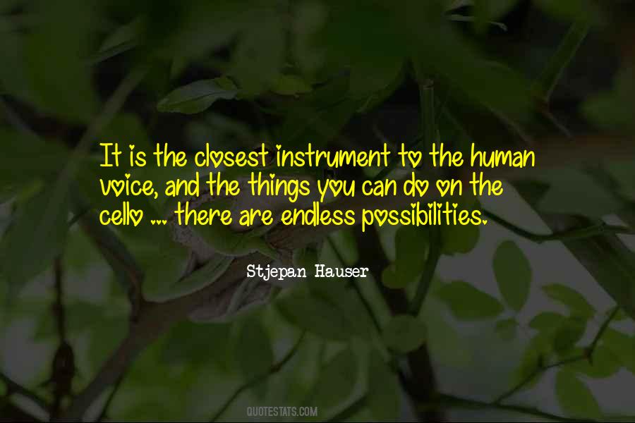 The Possibilities Are Endless Quotes #1347705