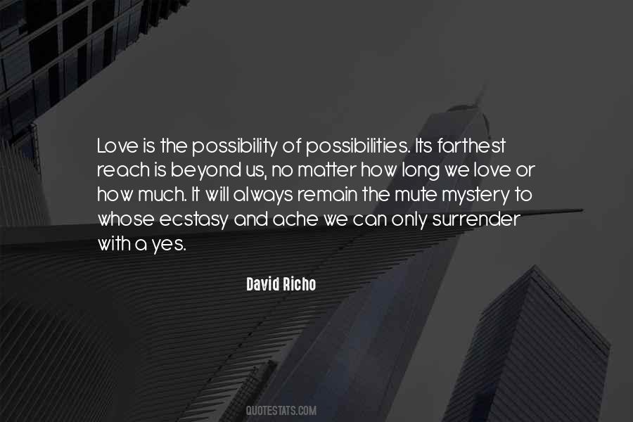 The Possibility Of Quotes #1198221