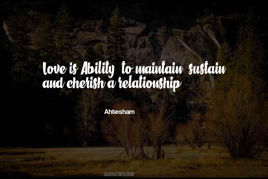 Cherish And Love Quotes #729559