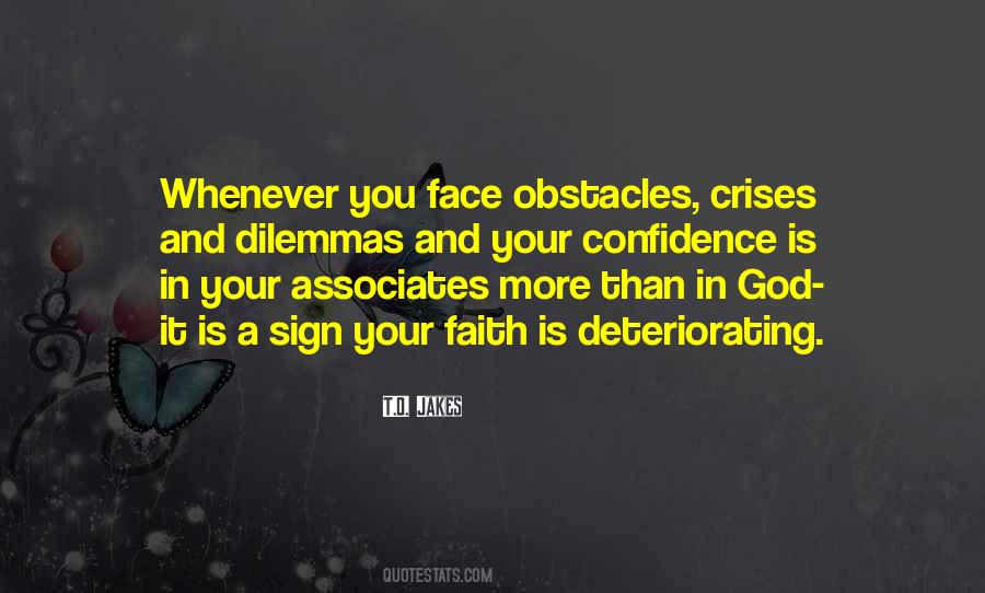 God Obstacles Quotes #730224