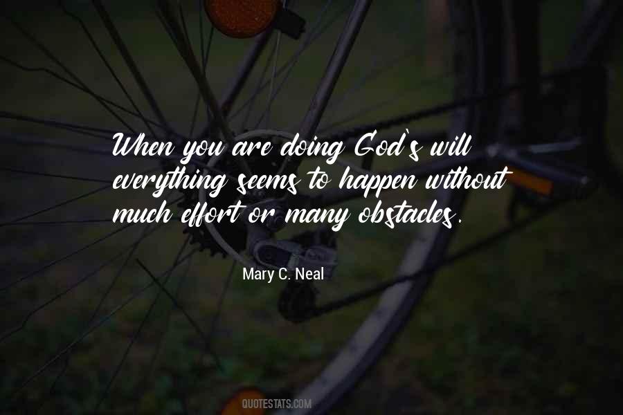 God Obstacles Quotes #959601