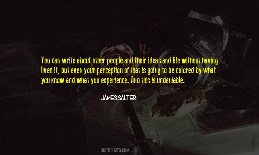 Write What You Know Quotes #1035699