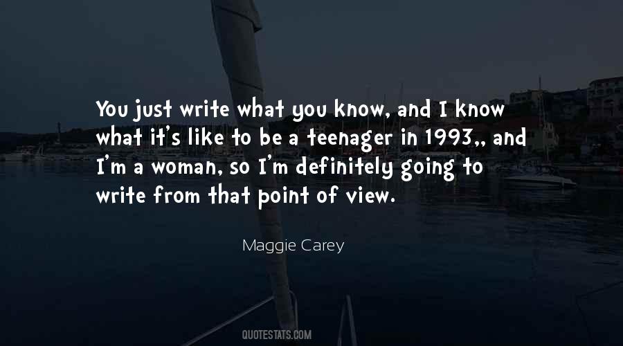 Write What You Know Quotes #205200