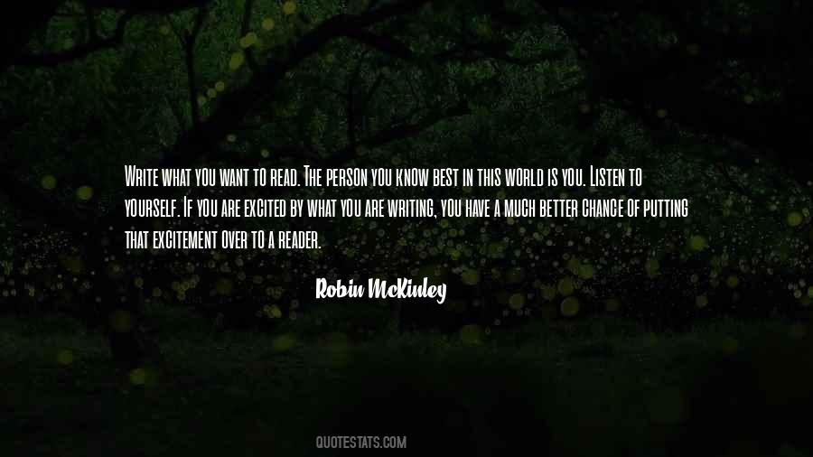 Write What You Know Quotes #385080