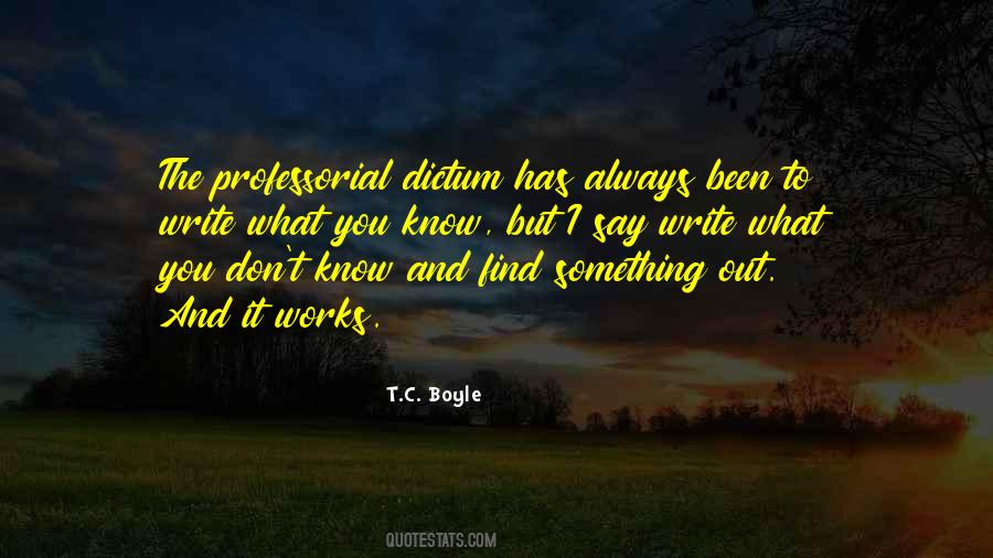 Write What You Know Quotes #83675