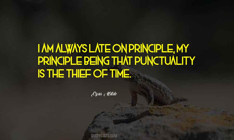 On Time Is Late Quotes #1560468