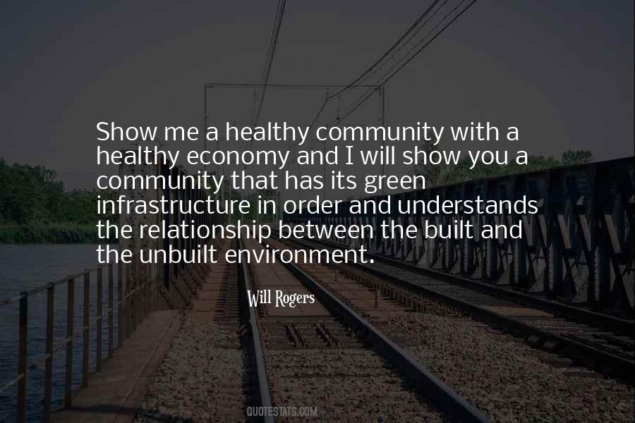 Healthy Community Quotes #1413590