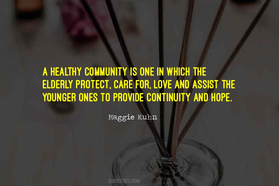 Healthy Community Quotes #562499