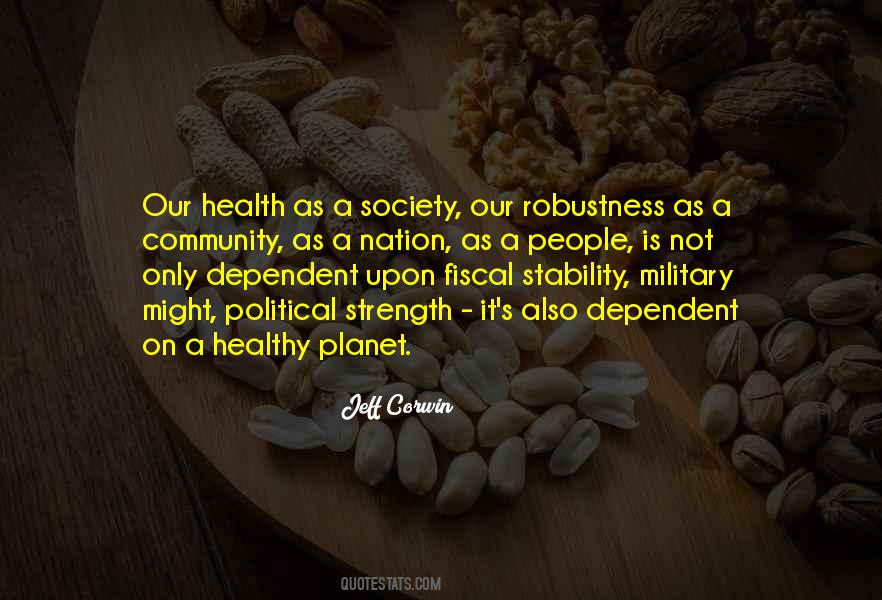 Healthy Community Quotes #733153