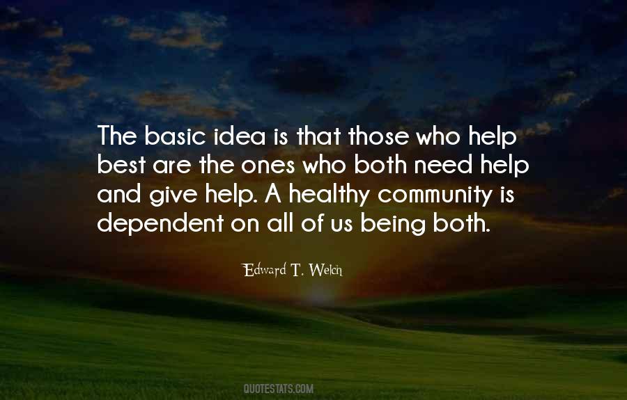 Healthy Community Quotes #787344