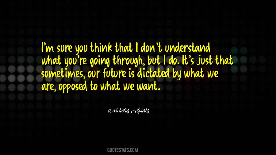 I Want To Understand You Quotes #825024