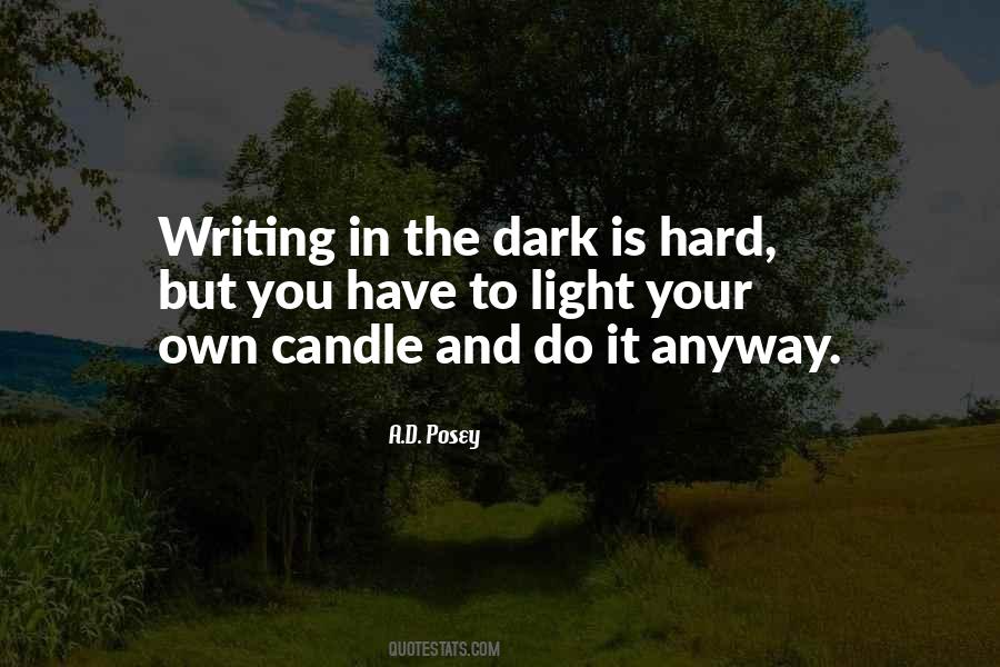 A Candle Light Quotes #355005