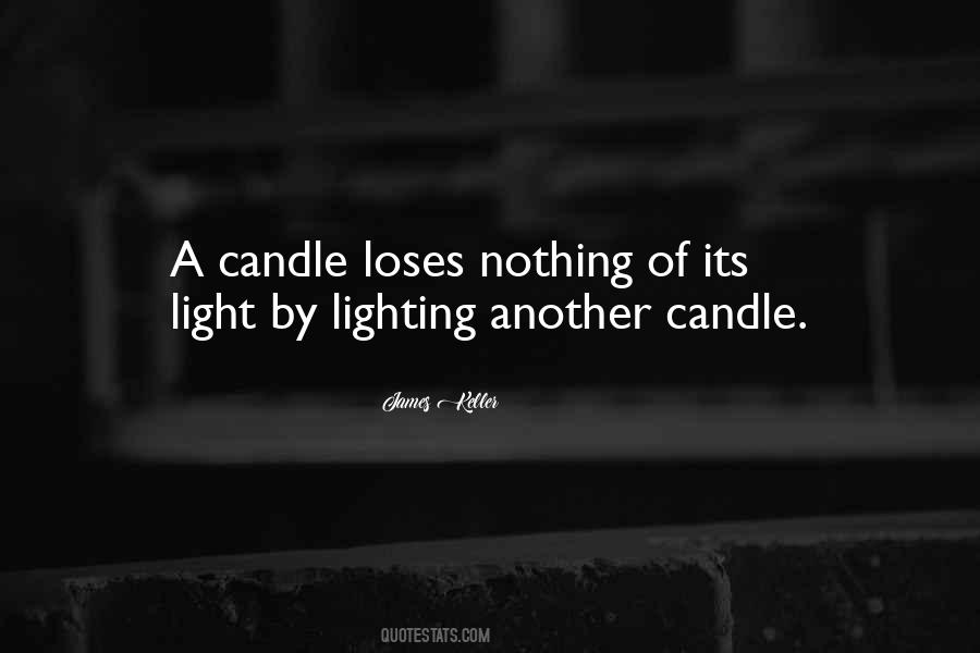 A Candle Light Quotes #372671