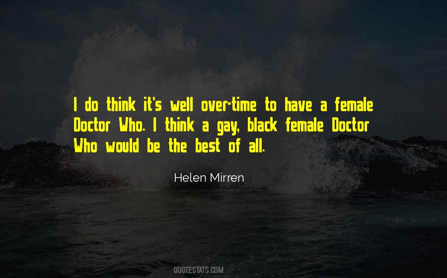 Female Doctor Quotes #1410314