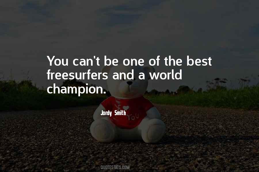 World Champion Quotes #184460