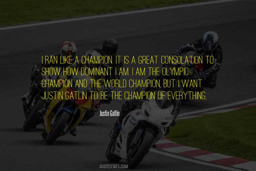 World Champion Quotes #261495