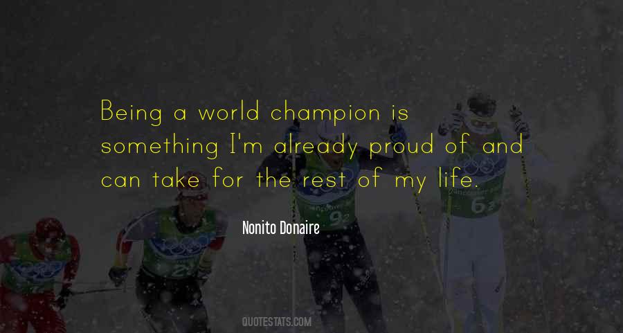 World Champion Quotes #970179