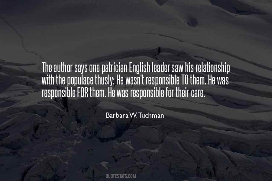Leadership Relationship Quotes #754134