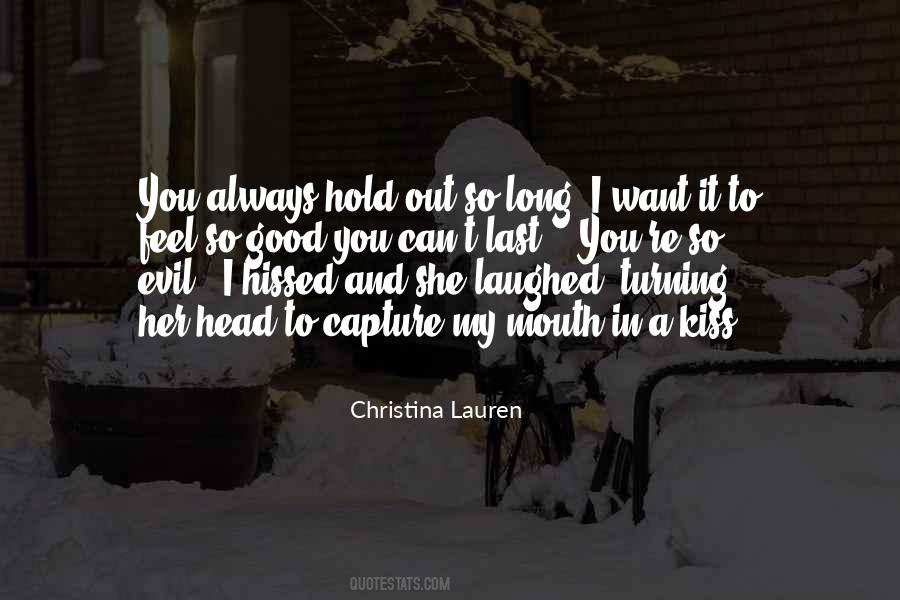 Long Kiss Quotes #303454