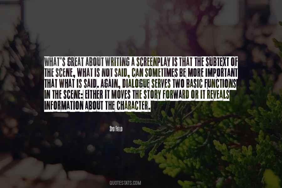 Character Is More Important Quotes #1507283