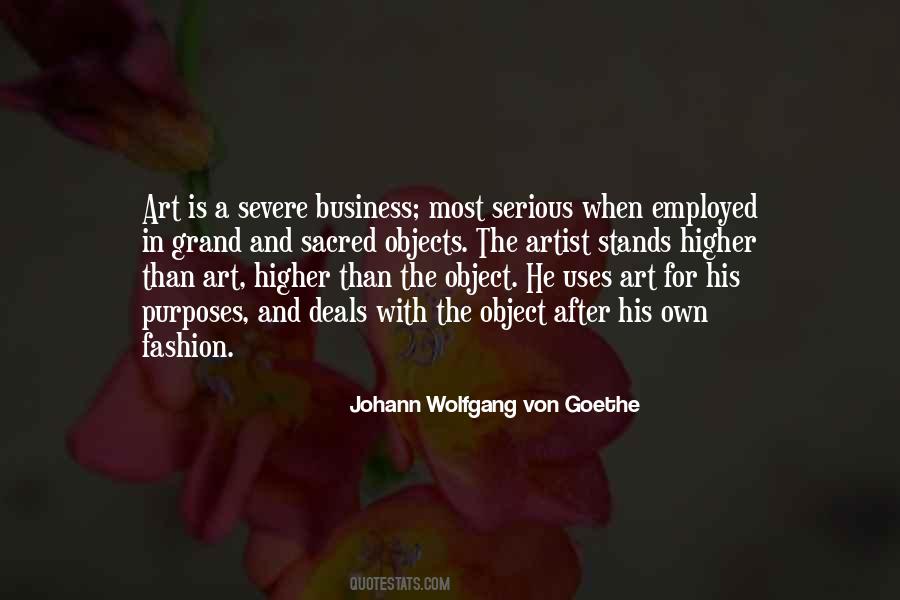 Quotes About Art And Business #389036
