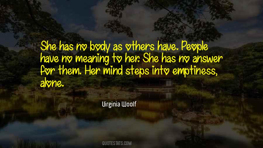 Quotes About Meaning Alone #962829