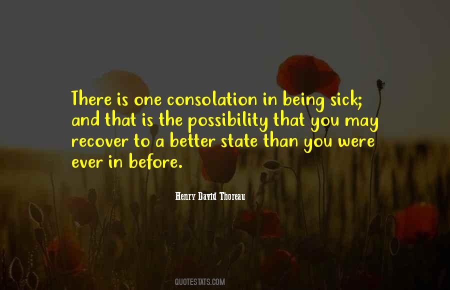 Quotes About Sick To Get Better #132407