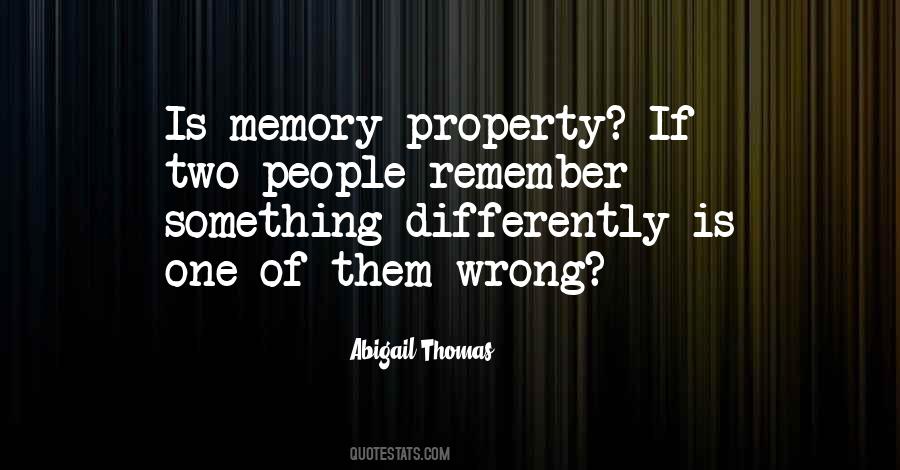 People Remember Quotes #1475435